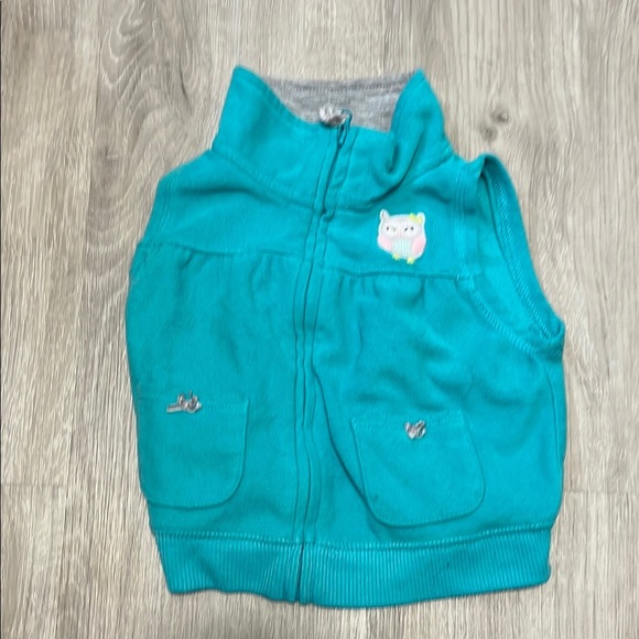 4 for $20 Kids Teal Owl Vest - Picture 1 of 1